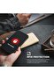 حافظة بطاقات نحيفة بتصميم بسيط مع خاصية حجب RFID، محفظة جلدية للجيب الأمامي - 5