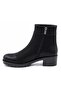 Lepito Genuine Leather Non-Slip Sole Orthopedic Women's Boots Black - 4