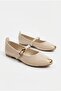 19-059 Buckle Detailed Stylish Home Work Office Comfortable Daily Shoes Women's Ballerinas