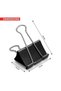 Binder Clips for Office Paper Clamps Binder, Paper Clips Clamp for Office, Home, School (Pack Of 24, 1-1/4 Inch) - 2