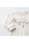 100% Organic Cotton, Unisex Hat and Booties Set, Lamb Detailed Newborn Baby Set - 5