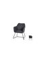 Modern Design Comfortable Single Chair with Durable Metal Legs - 2