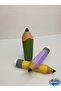 Pencil Holder Box Organizer with Lid Desktop Stationery Organizer - 6