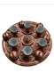 Copper Grape Pattern 6-Piece Cup Set - 6