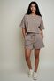Women's Modal Fabric Shorts Crop Set