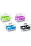 Plastic Storage Containers with Removable Tray, 2 Layer Stackable & Portable Craft Organizer Box wit - 7