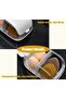 Beauty Blender Holder with Lid - Portable Makeup Sponge Organizer Case for Countertop Storage, Clear - 2