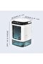 Personal air cooler - Portable air conditioner - Personal cooling - Three fan speeds - Water tank - Compact design - White - 2