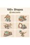 168 PCS DIY Construction Building Blocks Toy Set with Electric Drill, STEM Take Apart Screw Engineer - 5