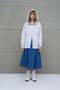 Gray Melange Zippered Hooded Oversize Sweatshirt 18285 - 5