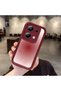 Poco M6 Pro 4g Compatible Burgundy Blur Gradient Star Pattern Silicone Case, Aesthetic Shock Resistant - 2