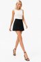 Women's High Waist Pleated Skirt Shorts - 7