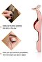 4 Pairs 3D Faux Eyelash Set – Reusable Long Thick Handmade, Hypoallergenic, Includes Tweezer for Ram - 6