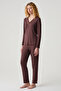 Lace and Satin Detailed Pajama Set