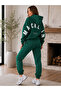 Unisex Women's and Men's Back Printed Oversize 3 Thread Hooded Tracksuit Set - 5