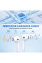URBANNX Type C Headphones, Wired Earphones Type C with Microphone and Volume Control, In-Ear Earbuds - 5