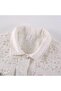 جاكيت جينز نسائي كبير الحجم مطرز باللؤلؤ |   مقاس كبير، تطريز باللؤلؤ، - 4