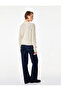 Long Sleeve Embroidered Crew Neck Knitwear Cardigan - 4