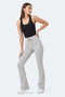 Malena Women's Wide Leg Gray Sweatpants - 2