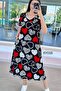 Ring Detail Viscose Dress 6Y016