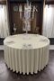 Stress-Free Round Tablecloth 280-300-320 cm Wide Seamless Wedding Event Organization Hotel Restaurant - 3