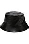 Unisex bucket hat black waterproof reversible rave concert. - 3