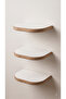 3-Piece Decorative Wall Shelf Mdf White - 3