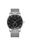 Men's Stainless Steel Watch, Black Dial | Trnda-Ss43blk