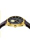 Men's Gold Stainless Steel Watch, Brown Leather | Trn-001 - 3