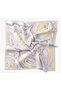 Twill Silk Scarf Abstract Salmon - 5