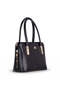 Burkley Solenne Onyx Black Pu Leather Women's Hand and Shoulder Bag