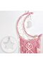 Boho Macrame Woven Wall Hanging, Crochet Crescent Moon Star Dream Catcher with Long Tassel- White Co - 2