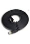 كابل HDMI مسطح 10 متر، أسود، يدعم دقة 4K × 2K، متوافق مع PS3، Xbox360، التلفزيونات والمزيد - 2