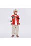 Tropical Patch Orange Kids College Jacket - 3