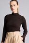 Slim Fit Ruffle Trim Ribbed Camisole Long Sleeve Tunic I1459Ax26Au
