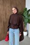 Fenti Cape Blouse Brown - 3