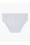 Girls Pack of 5 - White Cotton Blend Briefs - 3