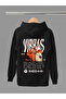 J Balwin Printed Cotton Long Sleeved 3-Yarn Hooded Sweatshirt