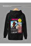J Balwin Printed Cotton Long Sleeved 3-Yarn Hooded Sweatshirt