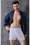 Shock Men's Cotton Buttoned Terry Waist Boxer 3-Pack