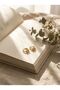 Gold Color Zircon Stone Hoop Women's Earrings - 5