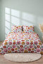 Flower Garden Ranforce Double Duvet Cover Set – 4 Pieces - 2