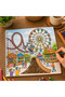Adrenaline Rush - Adventure and Extreme Sports Coloring Book - Adult Coloring Book 20*20 Size - Transparent Spiral from the Left - Pull and Tear Use - 30 Visuals 30 Sheets - 4