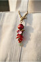 Handmade Red Bead Detailed Bag Ornament - 4