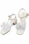 Girls' Stylish Light-Heeled Sandals with Butterfly Transparent Belt
