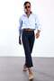 Navy Blue Straight Cut Fabric Trousers 9974 - 2