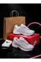 Women's Silver Sneaker Shoes with Pink Accents - 3