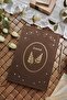 Gift Stationery Set Brown / Scrapbook / Journaling / Pinterest Set/ Notebook, Bookmark, Pen, Seal - 2