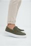 Zrc2602 - Premium Knitwear Men's Lace-Up Loafer Khaki - 7