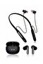 WMAX COB71 Wireless Earbuds and Neckband Combo, Bluetooth Earphones Dual Set with Built-in Microphone, Deep Bass Stereo Sound, Long Battery Life, Hands-Free Calling, Compatible with Android and iPhone - 7